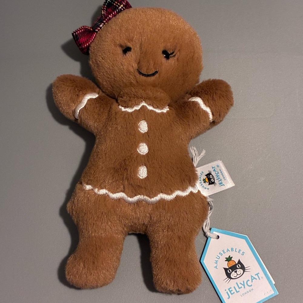 Jellycat Jolly Gingerbread Ruby Plush